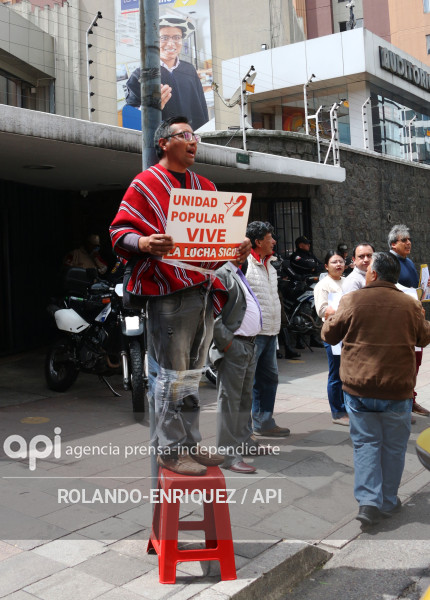 PLANTON UNIDAD POPULAR CNE