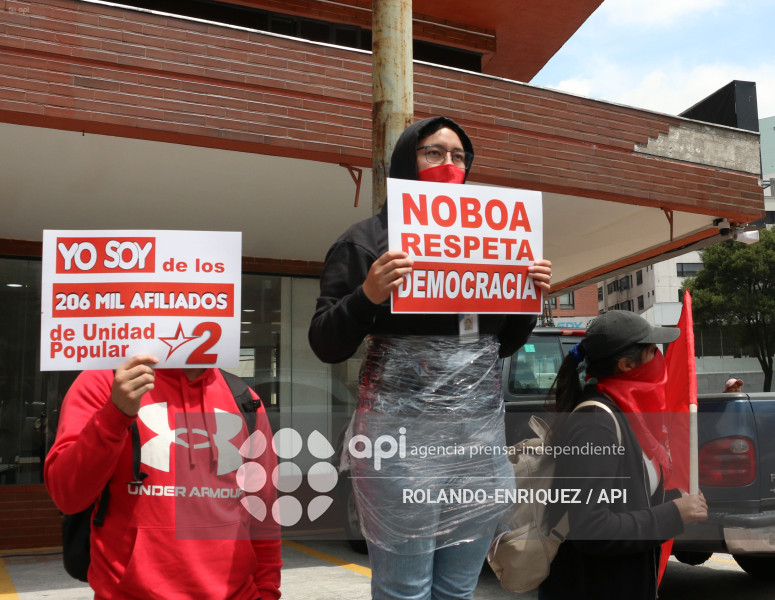 PLANTON UNIDAD POPULAR CNE