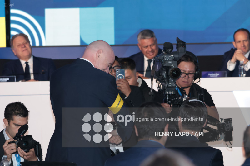 VISITA GIANNI INFANTINO FIFA CONGRESO CONMEBOL