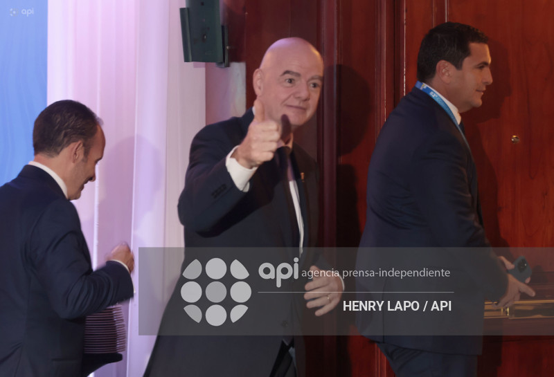 VISITA GIANNI INFANTINO FIFA CONGRESO CONMEBOL