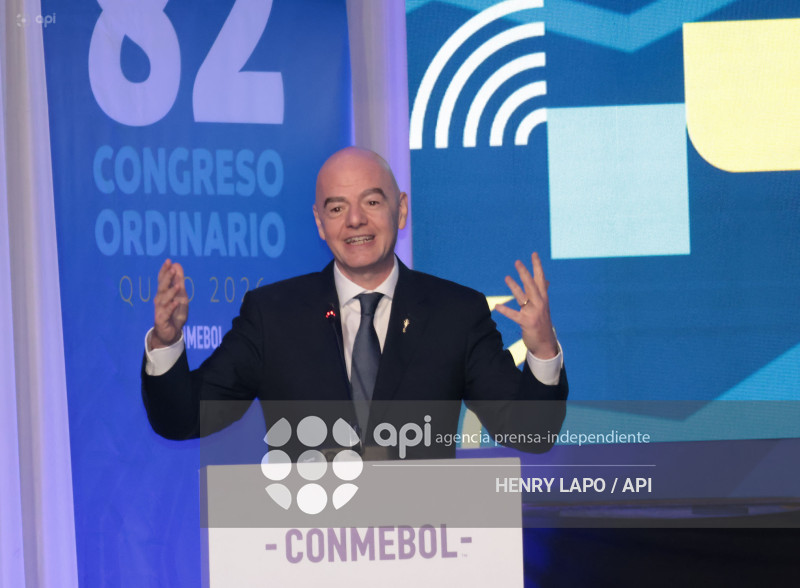 VISITA GIANNI INFANTINO FIFA CONGRESO CONMEBOL