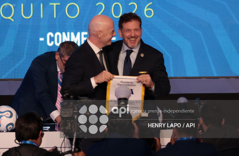 VISITA GIANNI INFANTINO FIFA CONGRESO CONMEBOL