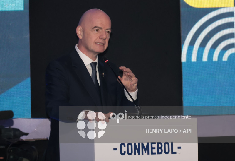 VISITA GIANNI INFANTINO FIFA CONGRESO CONMEBOL