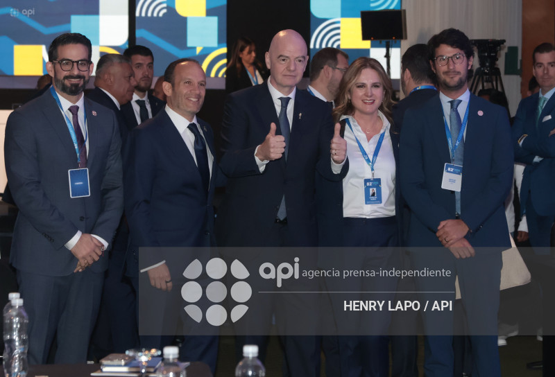 VISITA GIANNI INFANTINO FIFA CONGRESO CONMEBOL