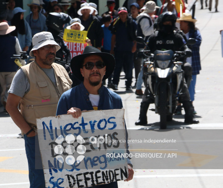 MARCHA 1 DE MAYO QUITO