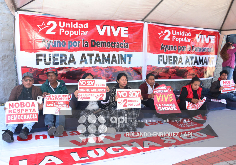 UNIDAD POPULAR AYUNO POR LA DEMOCRACIA