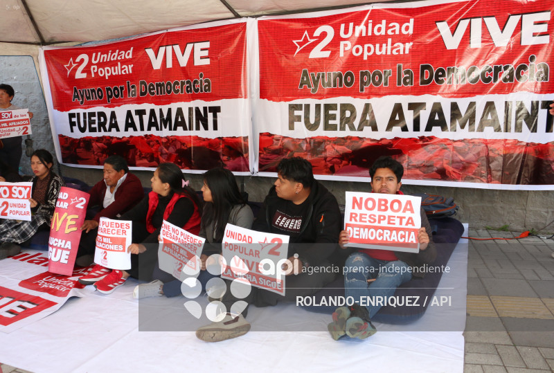 UNIDAD POPULAR AYUNO POR LA DEMOCRACIA