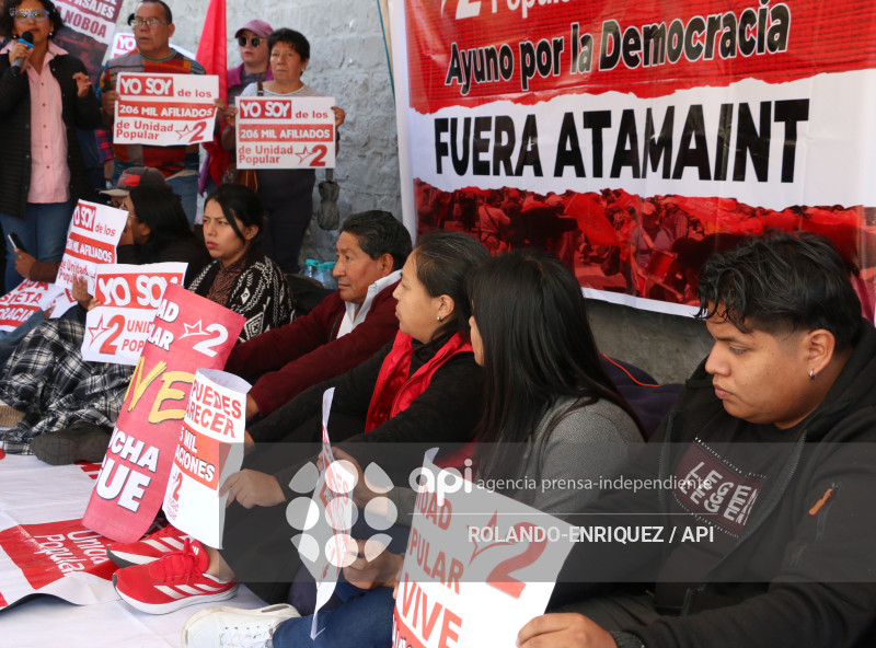 UNIDAD POPULAR AYUNO POR LA DEMOCRACIA
