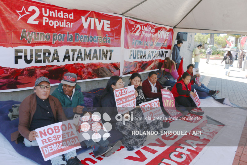 UNIDAD POPULAR AYUNO POR LA DEMOCRACIA
