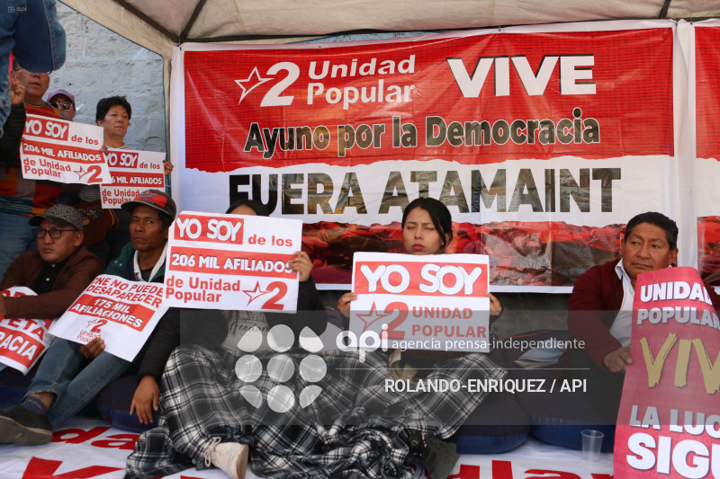 UNIDAD POPULAR AYUNO POR LA DEMOCRACIA