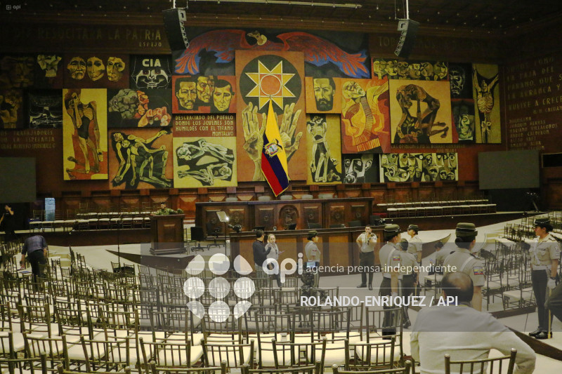 PREPARATIVOS ASAMBLEA INFORME A LA NACION