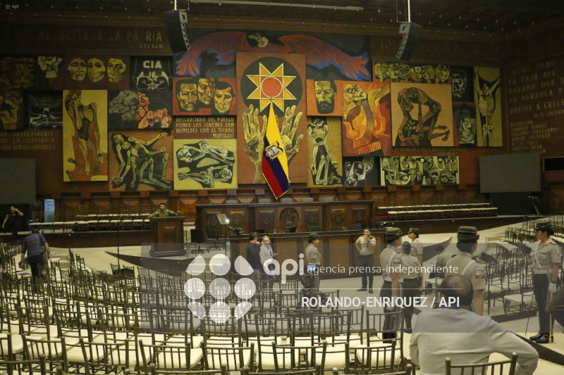 PREPARATIVOS ASAMBLEA INFORME A LA NACION