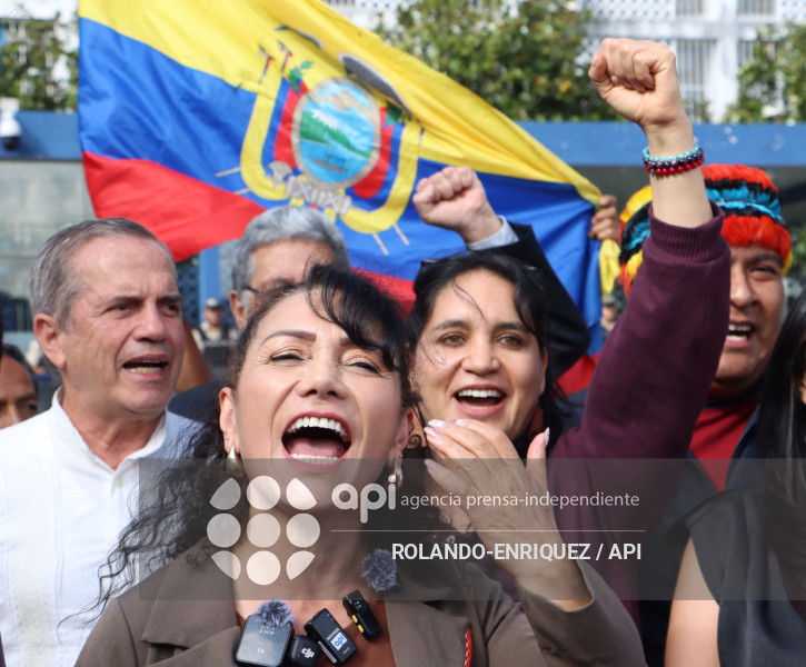PLANTON REVOLUCION CIUDADANA EN EL TCE